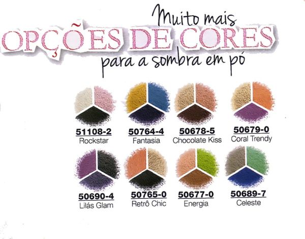 Trio de sombras para olhos